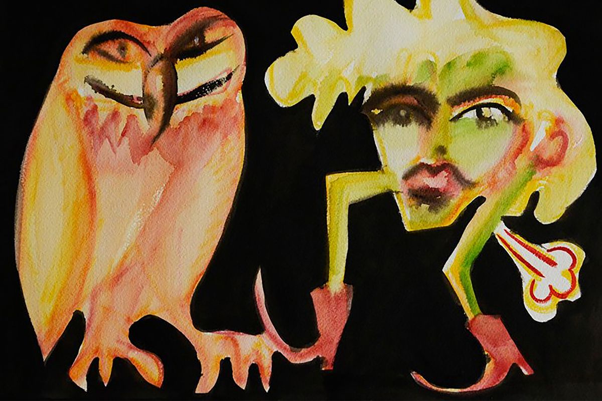 A selection of art by Noel Fielding.