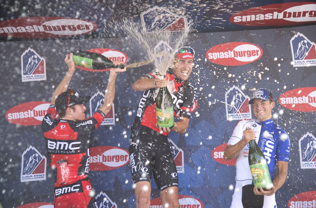 That's not champagne, its beer the top three are spraying