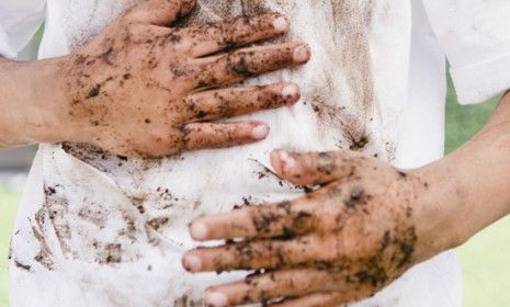 Peaster Elementary School officials maintain that they did not violently scrub down a dirty third grader (not pictured), but merely washed behind his neck and ears.