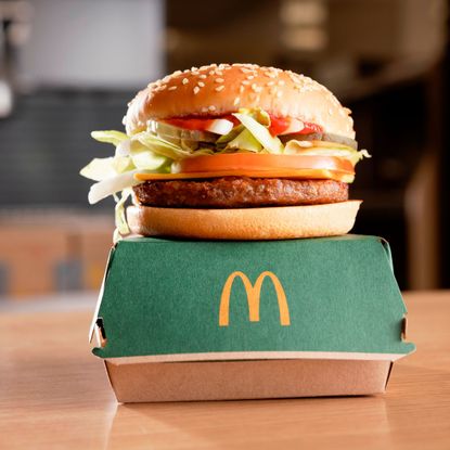 vegan McDonald's burger