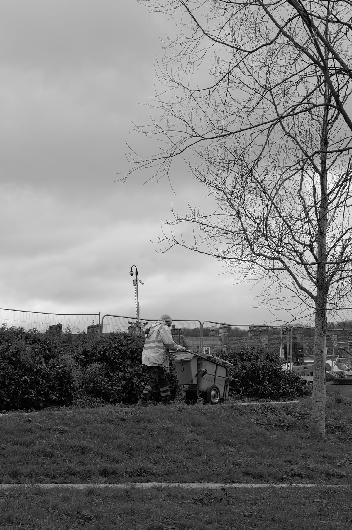 A photo taken on a Leica Q3 Monochrom black-and-white camera