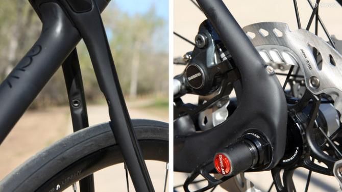 Mudguards mounts are discreetly hidden throughout