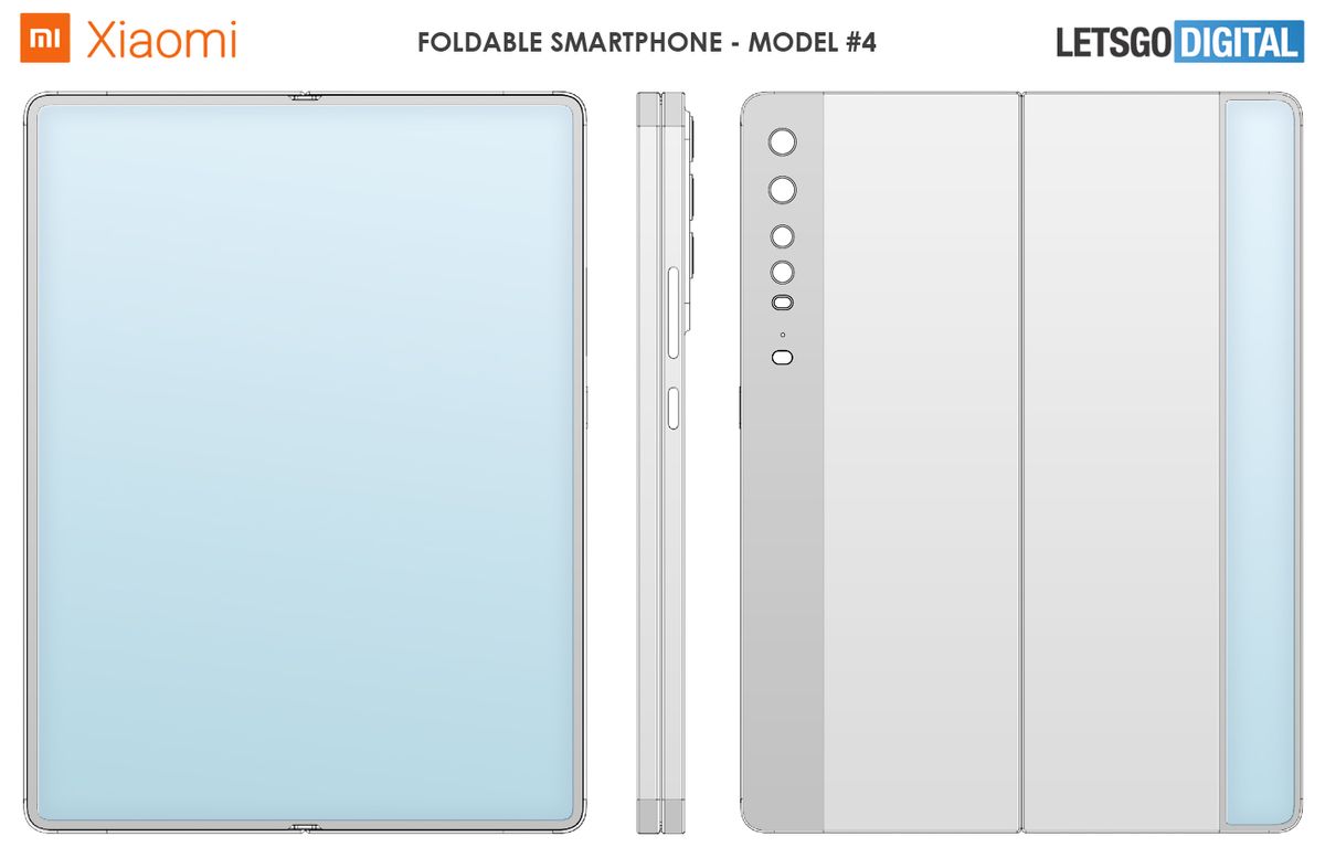 Xiaomi foldable phone patent
