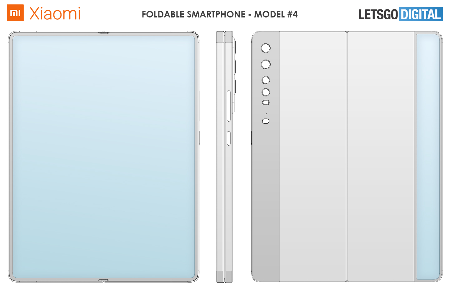 Xiaomi foldable phone patent