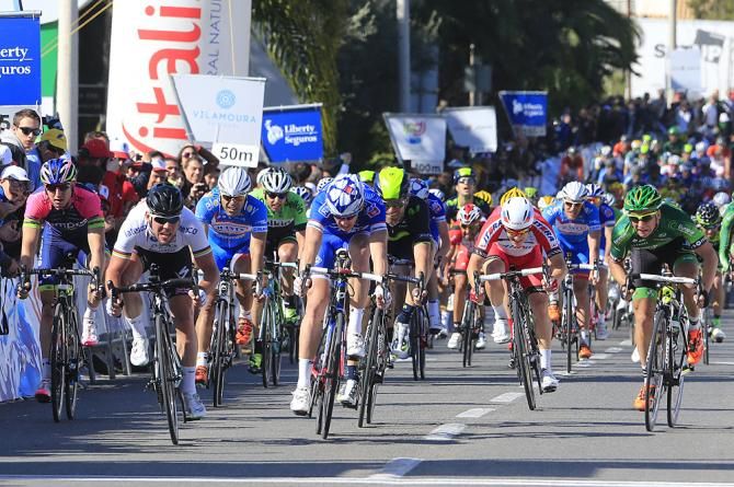 The sprint on the final stage