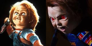 Chucky in Childs Play 1988 and 2019