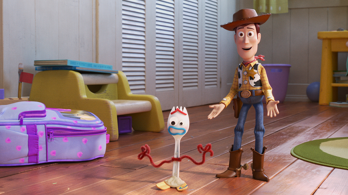 Woody and Forky from Toy Story 4