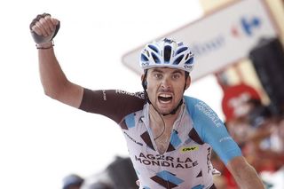 Pierre Latour (AG2R La Mondiale) won a hard-fought battle with Darwin Atapuma to win stage 20