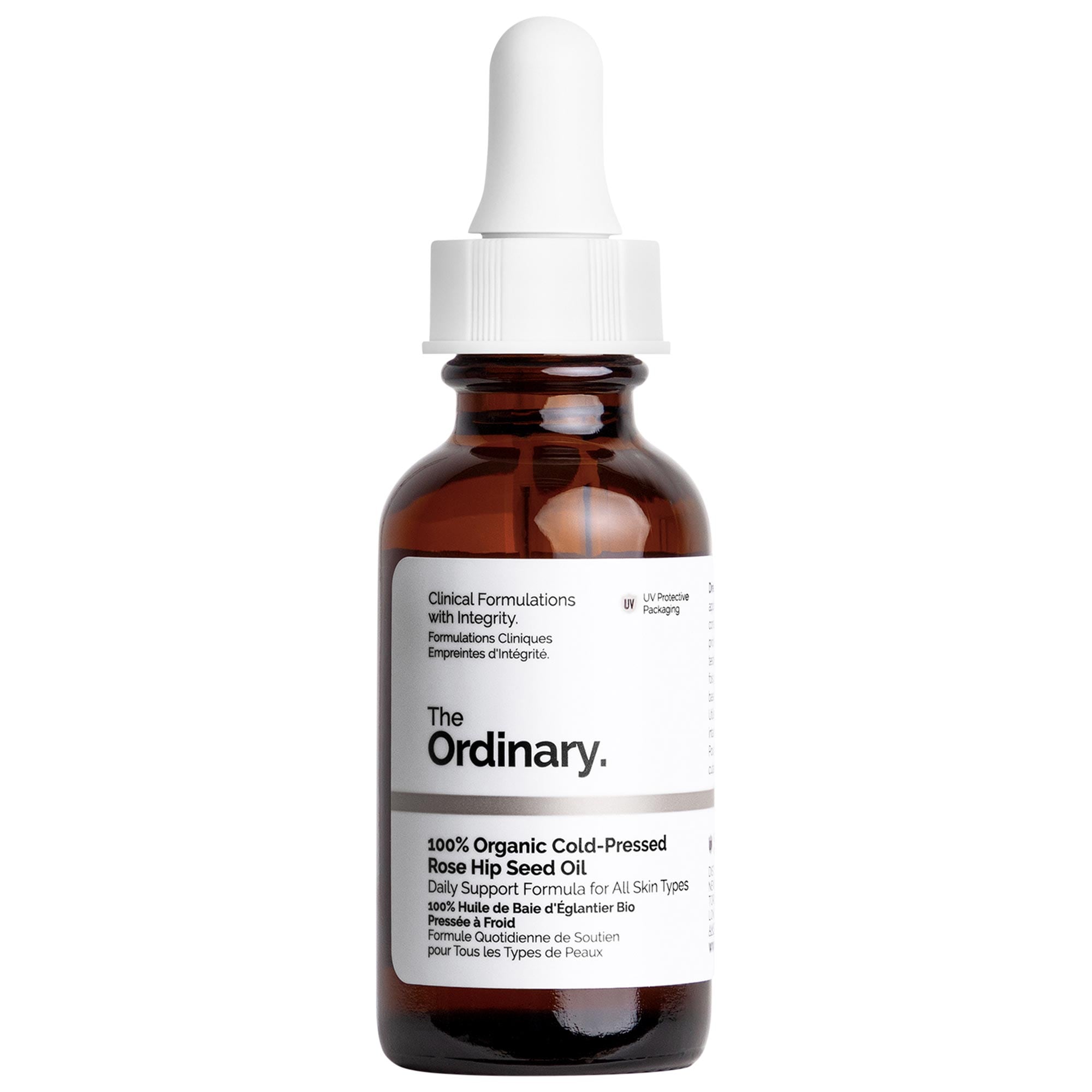 100% Organic Cold-Pressed Rose Hip Seed Oil for Skin Elascicity
