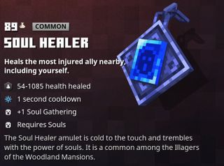 Minecraft Dungeons Emerald Farm Soul Healer