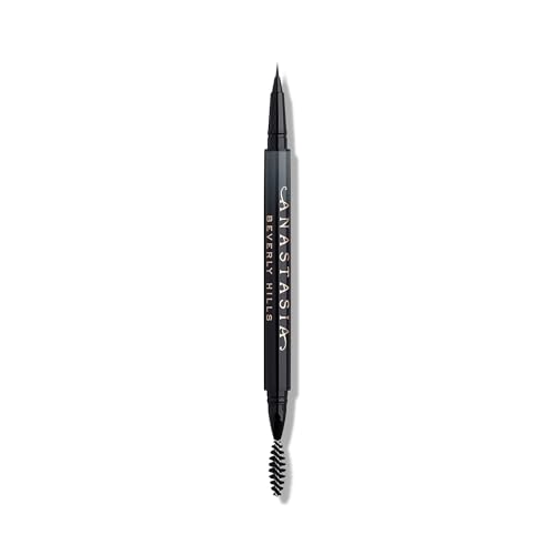 Anastasia Beverly Hills Microstroke Brow Pen - Waterproof Long-Wear Liquid Brow Definer With Superfine Brush Tip for Full-Looking Brows - Soft Brown