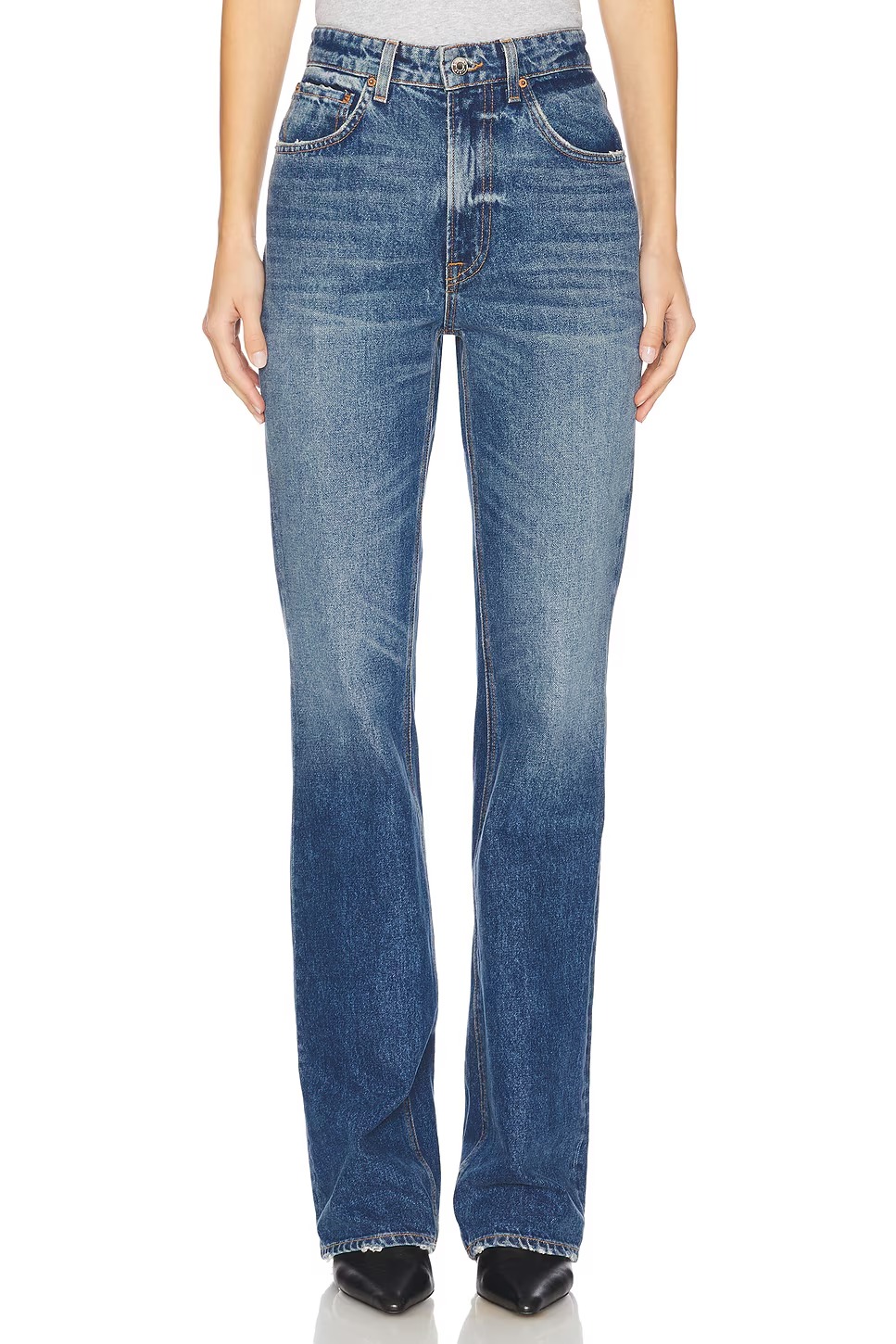 X Lindsi Lane Melanie Petite High Rise Boot Cut Jeans