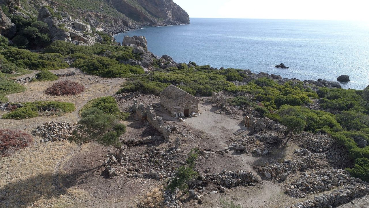 The ancient ruins of Lissos in Crete are accessible only by boat or a lengthy hike.