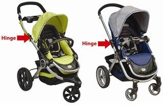 recall, Kolcraft, contours options strollers