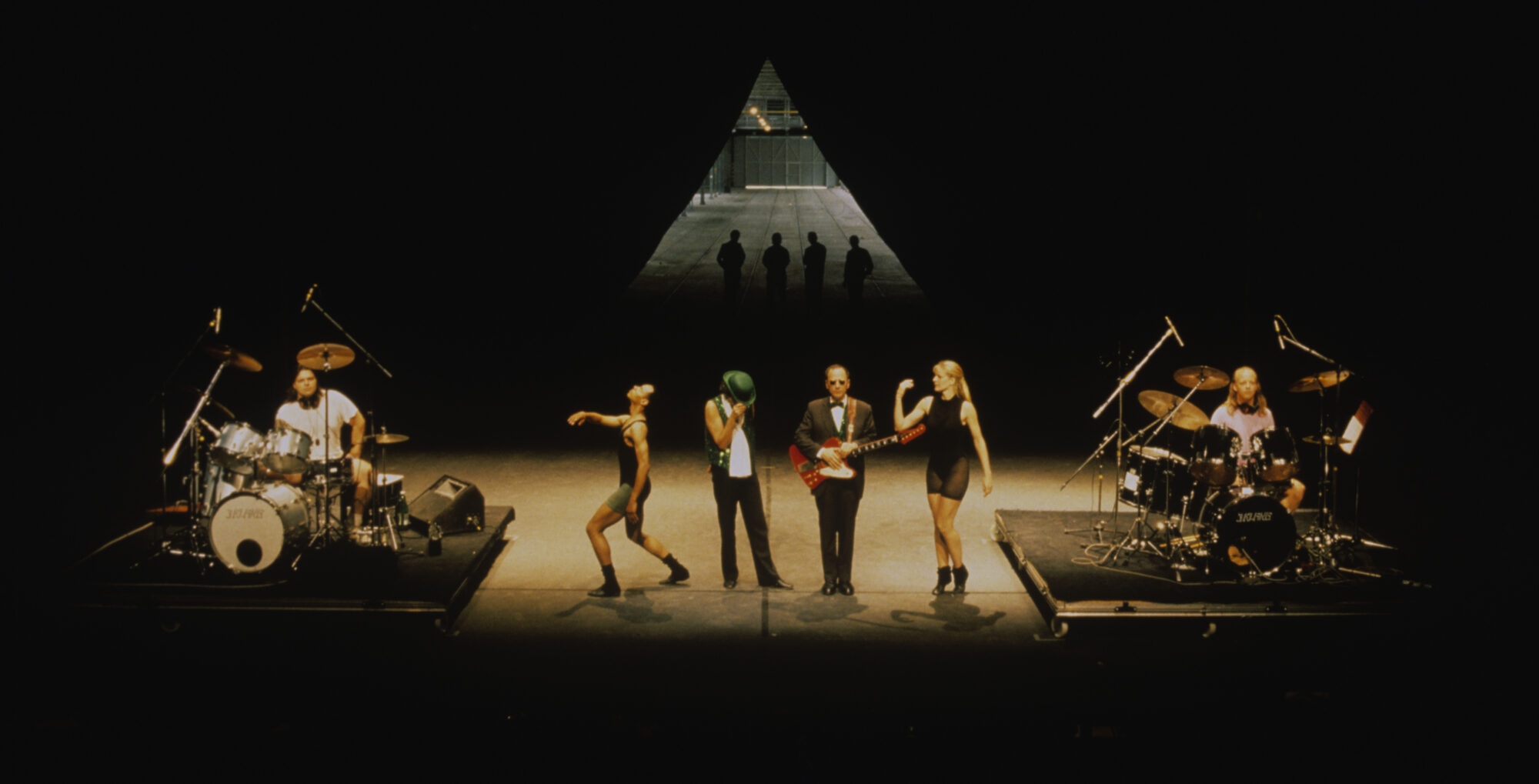 performance artists on stage