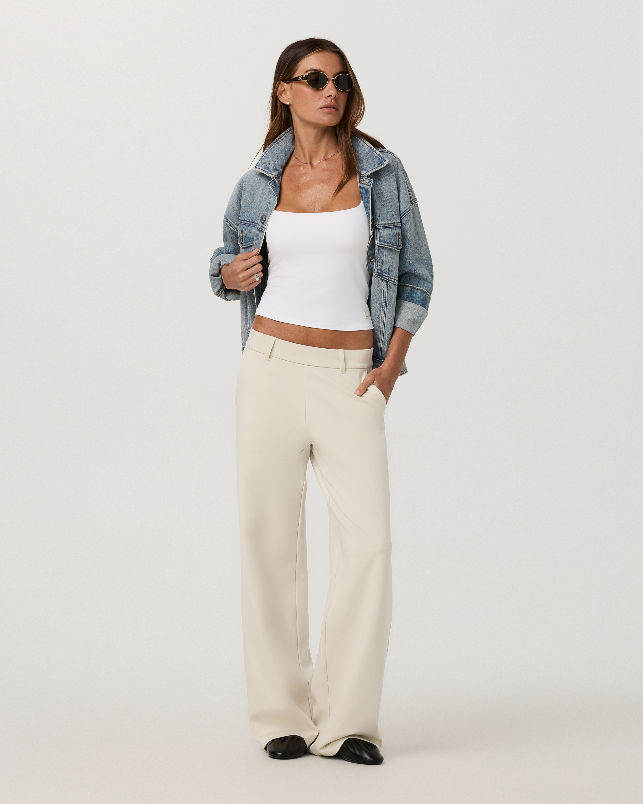Maven Pull-On Wideleg - Bone - Xxs