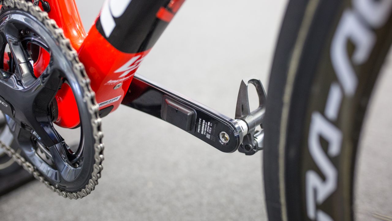 The powermeter cranks are marked as prototype