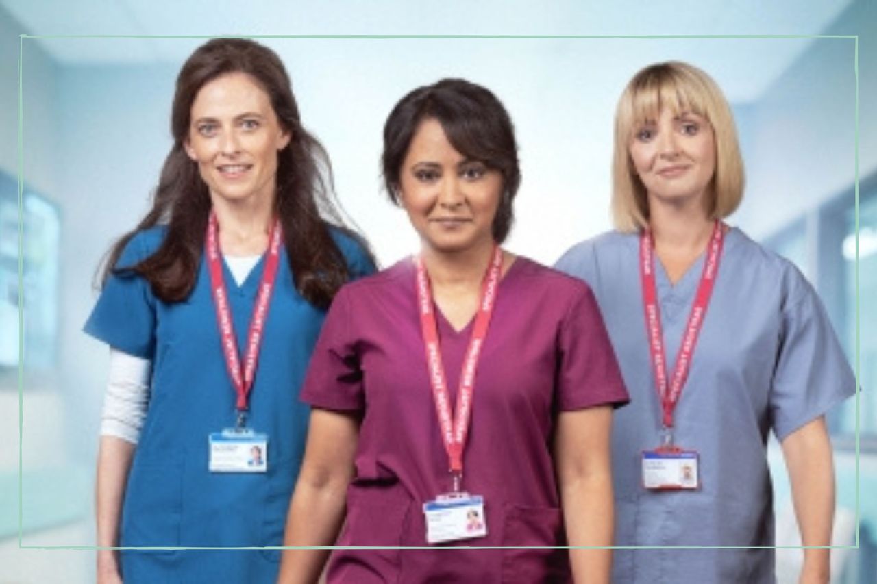 PARMINDER NAGRA as Maryam Afridi,LARA PULVER as Catherine MacDiarmid and LISA MCGRILLIS as Helen Cavendish in Maternal on ITV