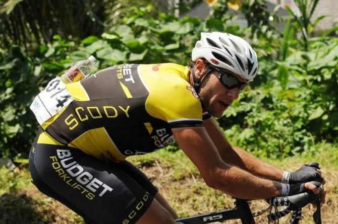 Jacob Kauffmann of Budget Forklifts during stage 6 Tour de Singkarak 2013