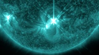 The sun produced an X-class flare on May 10, 2022.