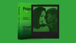 Limited edition Polaroid Duochrome Green 600 film