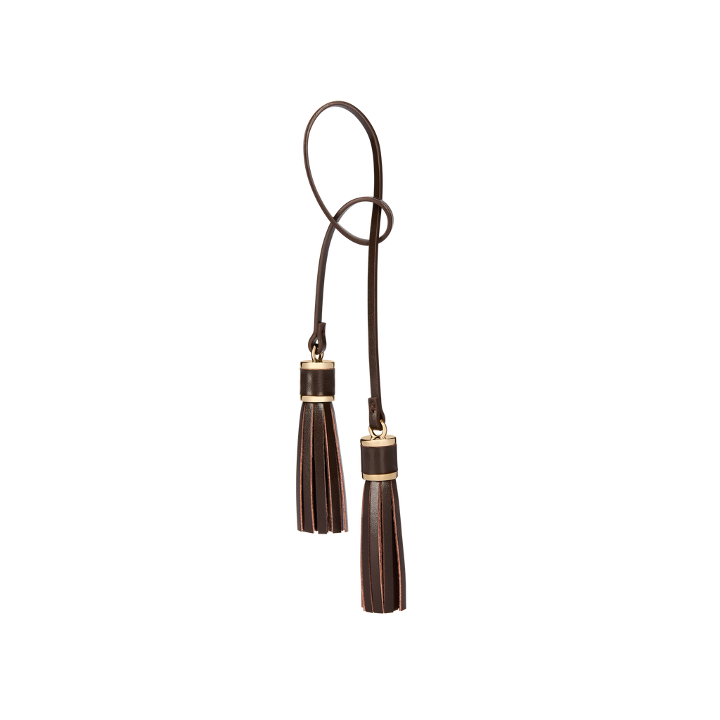 Chocolate Tassel Charm