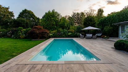 pool design ideas with decking by SPATA Member XL Pools