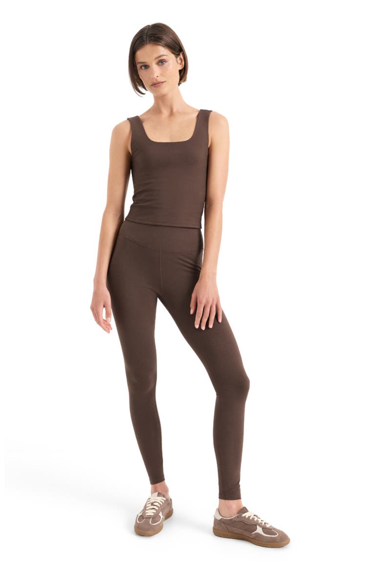 On the Go-To Square Neck Tank Made With Organic Cotton