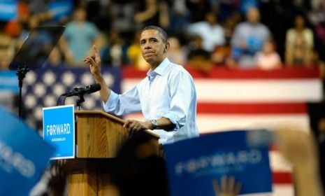 A campaign rally in Virginia