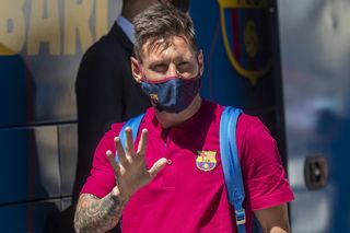 Lionel Messi is waving goodbye to Barcelona