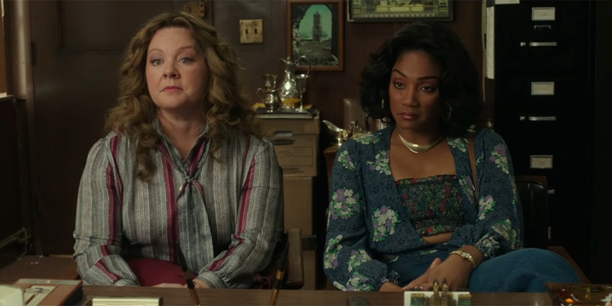 Melissa McCarthy and Tiffany Haddish in The Kitchen