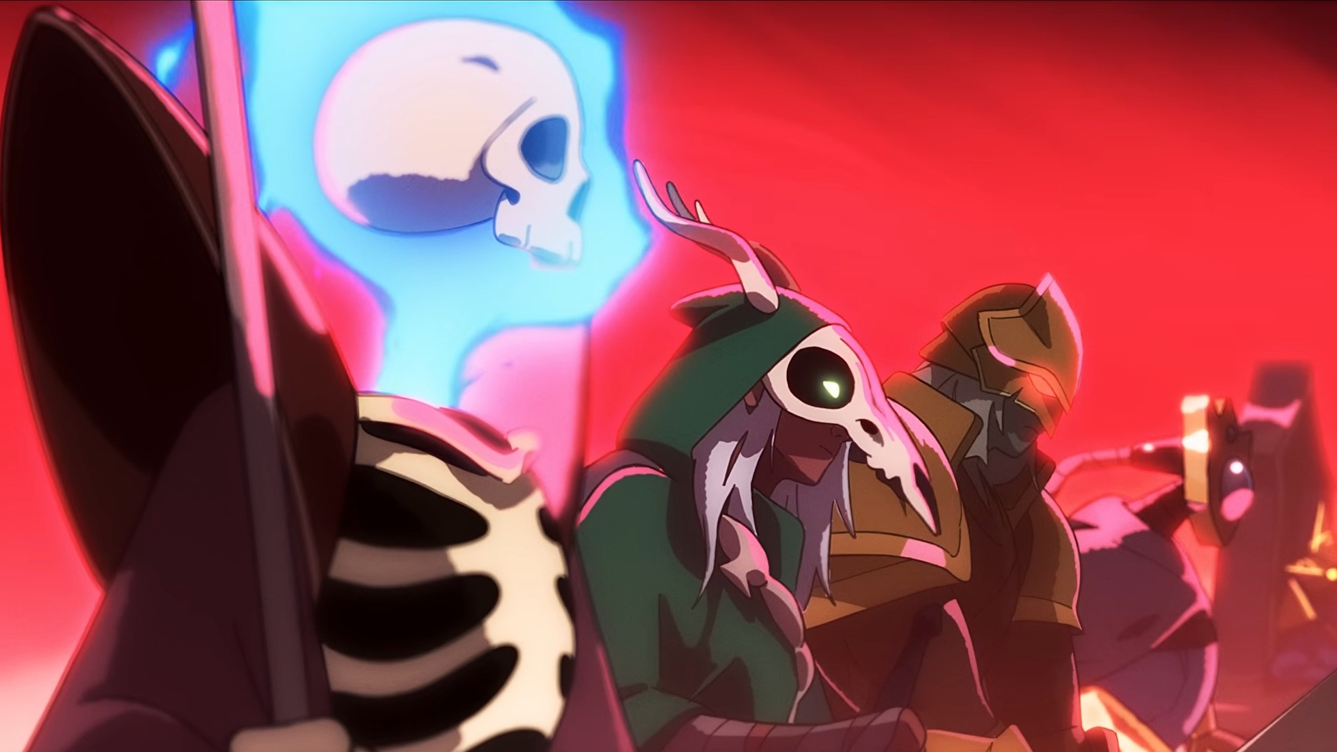 Slay the Spire 2 classes line up on red background