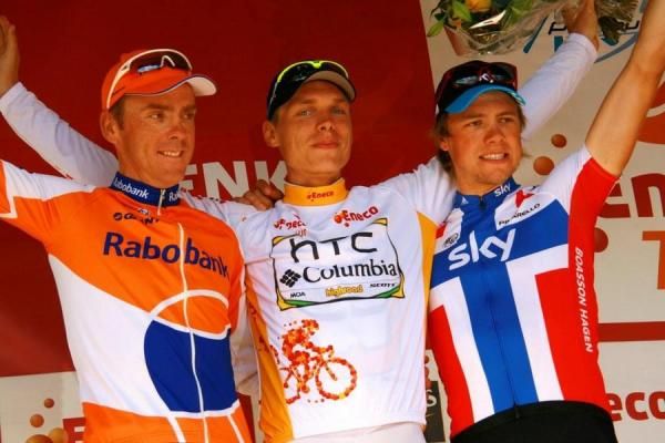 Koos Moerenhout, Tony Martin and Edvald Boasson Hagen.
