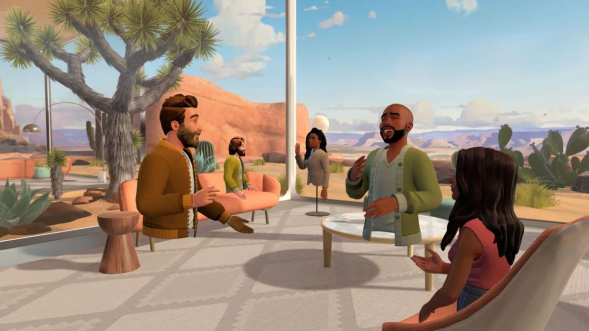 Microsoft Mesh: Achieving Hybrid Workspaces with Immersive Spaces in Teams Meetings on Meta Quest VR Headsets