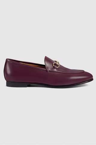 Gucci Jordaan Loafer in Dark Purple