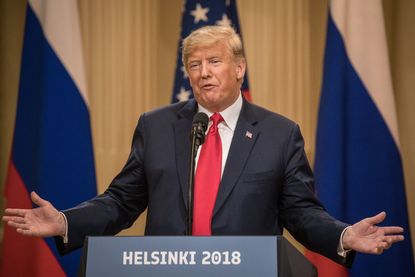 Trump at Helsinki.