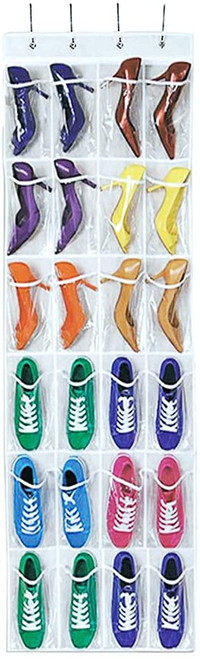 Dailyart 24 Pockets Over the Door Shoe Organizer | £7.49