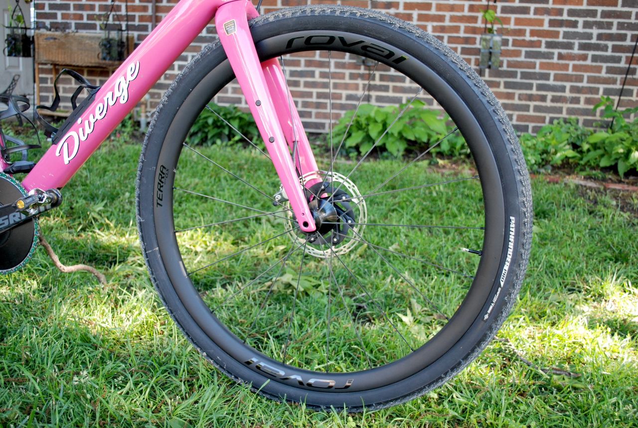 Ian Boswell's Specialized Diverge with Roval Terre CLX wheels and 42mm Pathfinder Pro tires