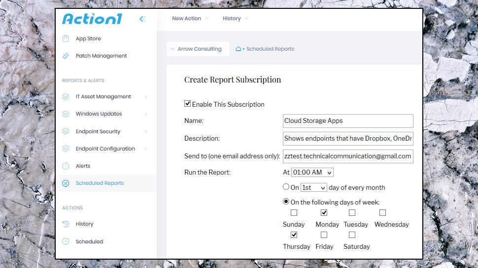 Scheduled Reports