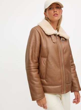 Tu Clothing Faux Shearling Jacket