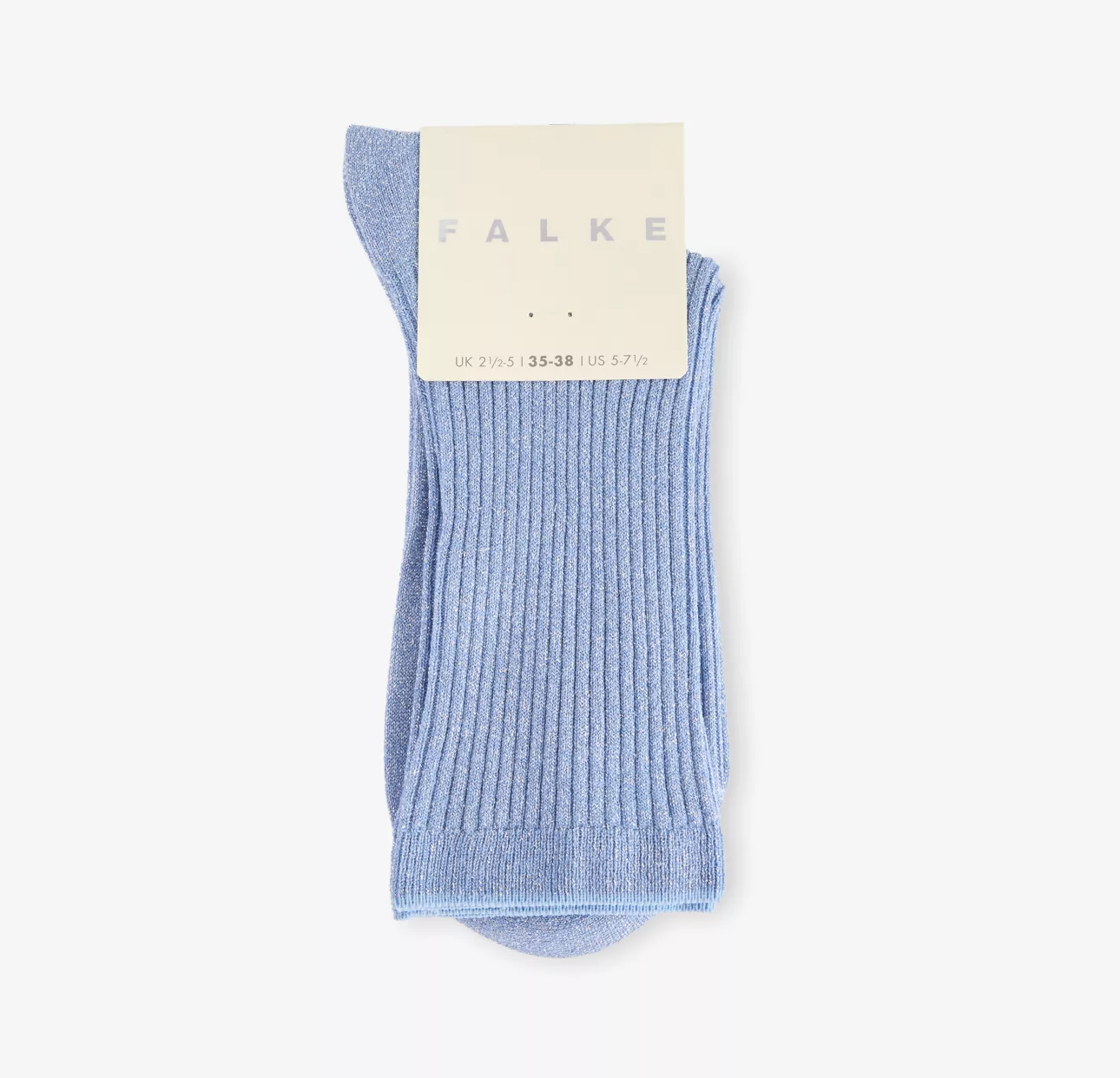 FALKE, Shiny Ribbed Knit Socks