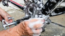 Cleaning a bike