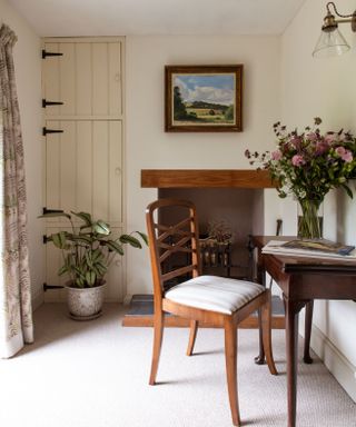 garden room home office in a cottage