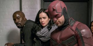Luke Cage with Jessica Jones and Daredevil