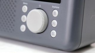 a closeup of the buttons on the pure elan connect dab radio