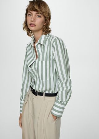 100% Cotton Striped Shirt