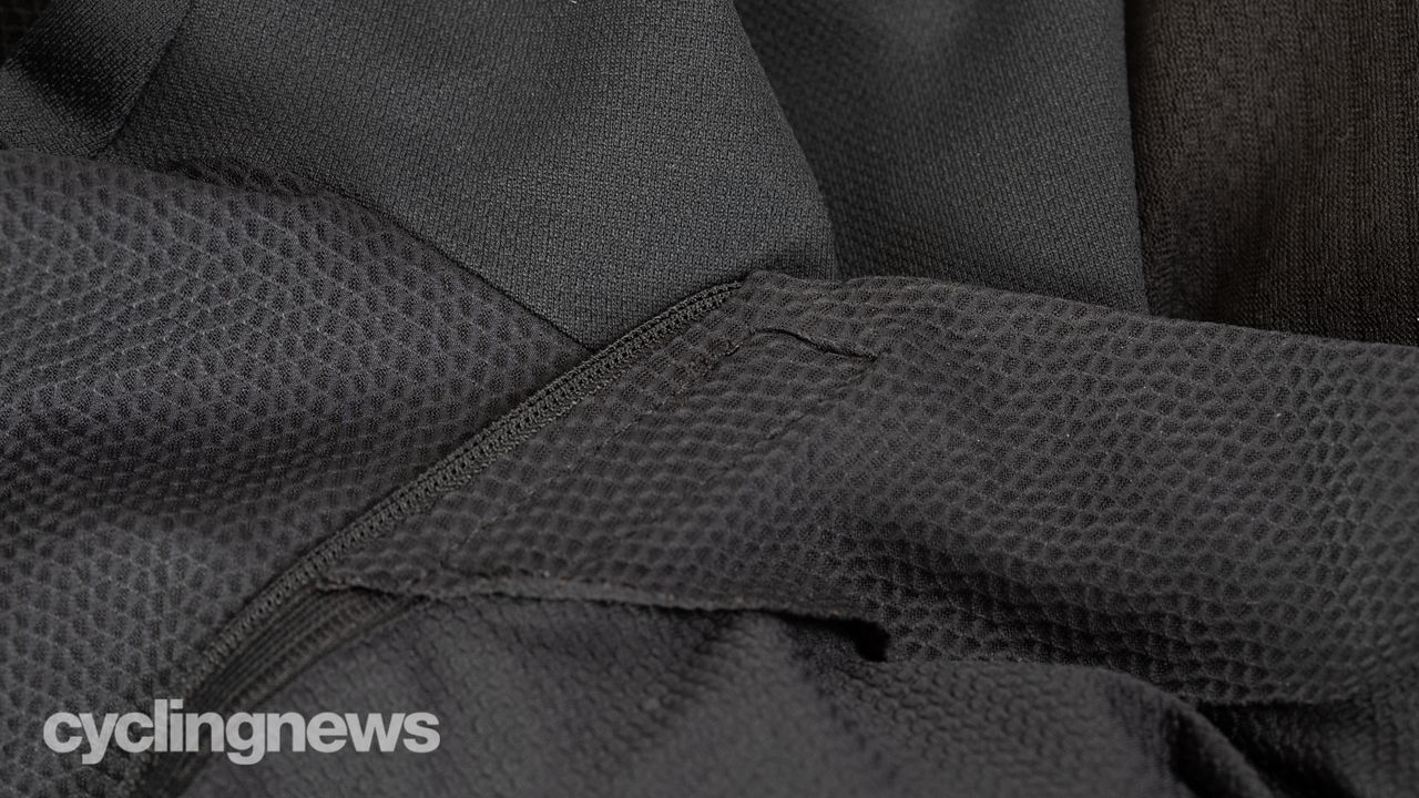Assos Equipe RS Jersey S9 Targa detail of the upper zipper protection