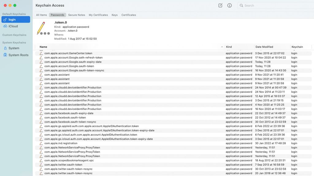 Keychain password What is it, how to find and change it ITPro