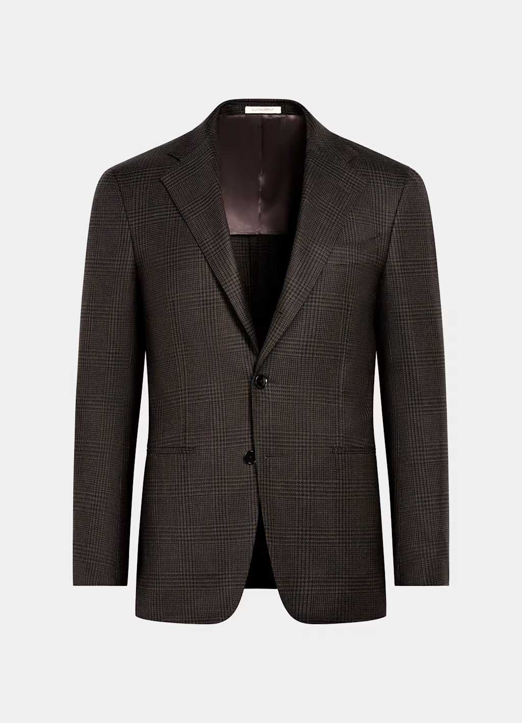 Suitsupply, Brown Checked Tailored Fit Havana Blazer