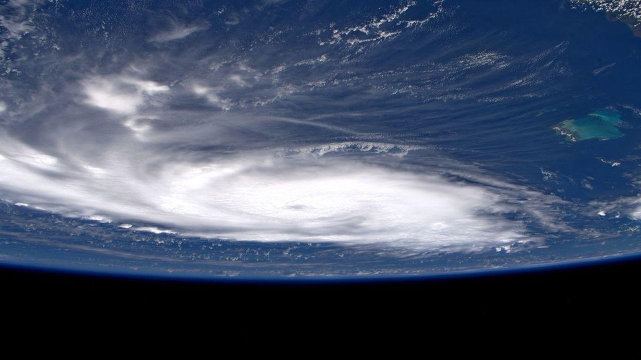 European Space Agency astronaut Luca Parmitano took this photo of Hurricane Dorian from the International Space Station on Sept. 3, 2019. "Dorian, its majestic power visible even as we fly away," the astronaut tweeted.
